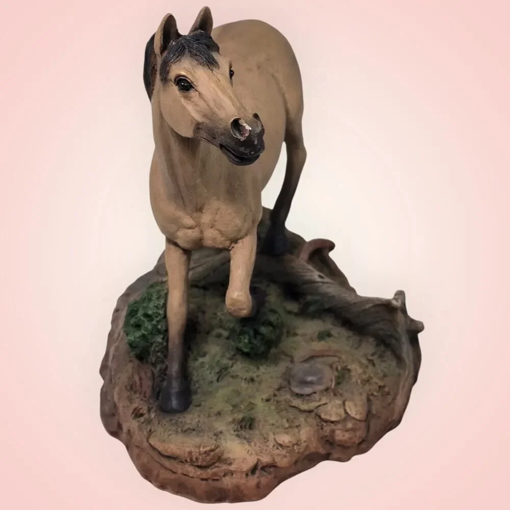 Neil J Rose Buckskin 'SPIRIT' HORSE FIGURINE Limited Edition #810/3500 Sculpture